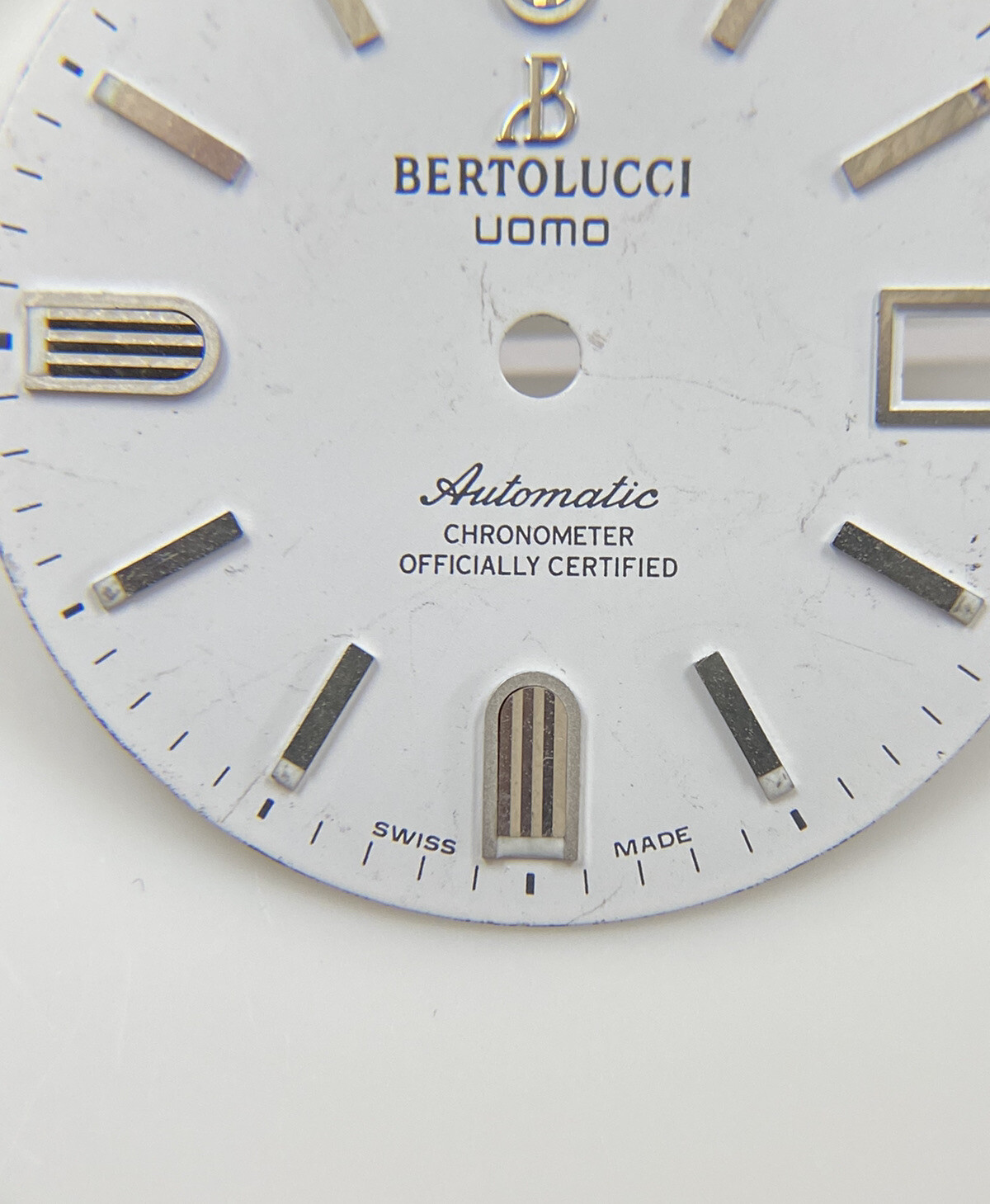 Original Bertolucci Uomo Automatic 28mm White Dial Ref: 884.55.41.10B