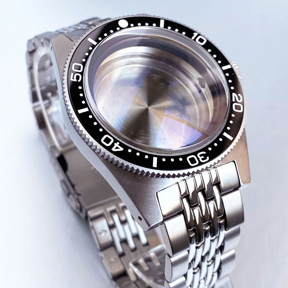 62MAS Case Fit NH35 PT5000 Automatic Dive Watch Case 300M Waterproof Sapphire