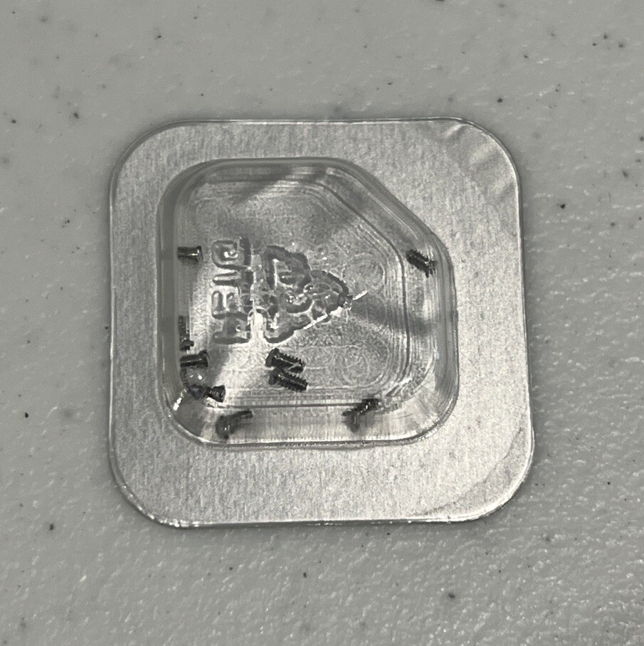 Cartier One Back Screw Panthere Santos 1284 2740 1120 Authentic New MX000D54 1pc