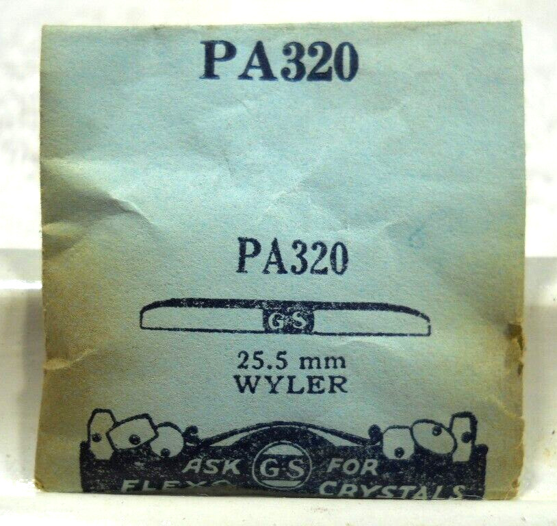 GS PA320 Watch Crystal For Wyler 1004 – 25.5 mm – Replacement / Repair Part