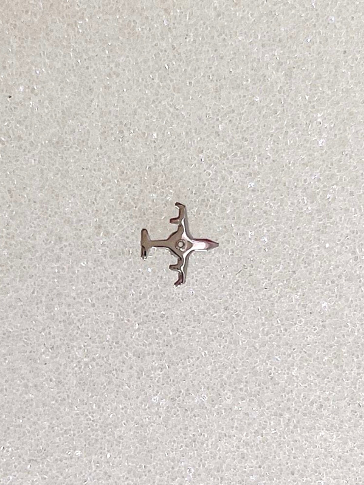 1 PC Small Moving Airplane Fly Watch Hand Silver for Quartz Movement VK63