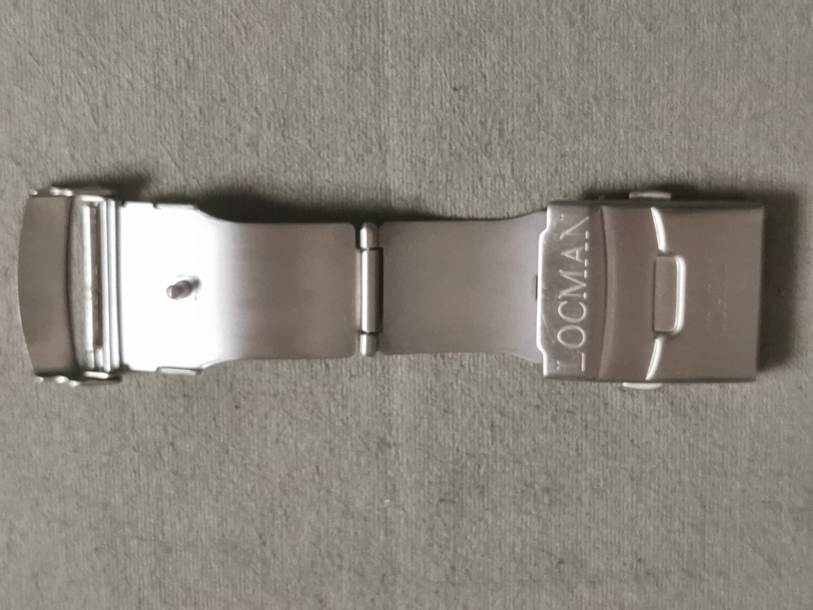 Locman vintage stainless steel deployant deplo buckle mm 24 newoldstock
