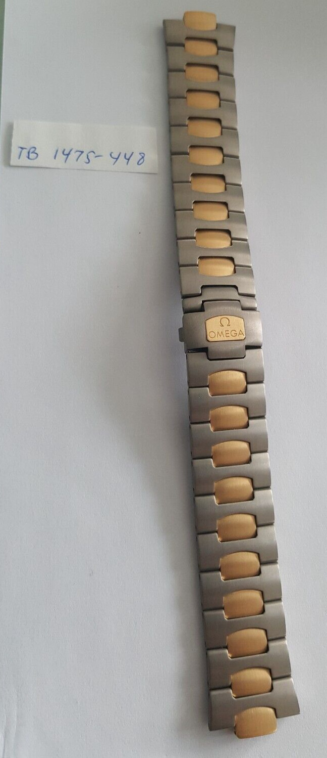 Omega Titanium-18KT Yellow Gold Plated Bracelet Number TB1475-448