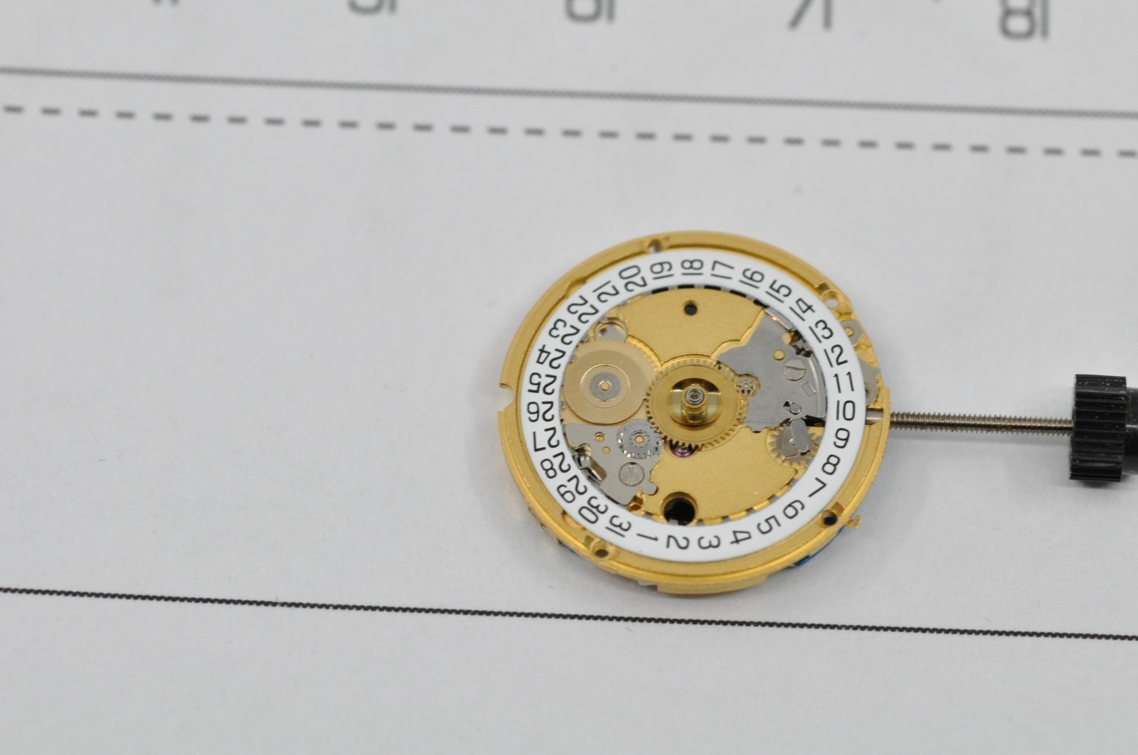 watch movement ETA 956.112 two hands date at 3 new