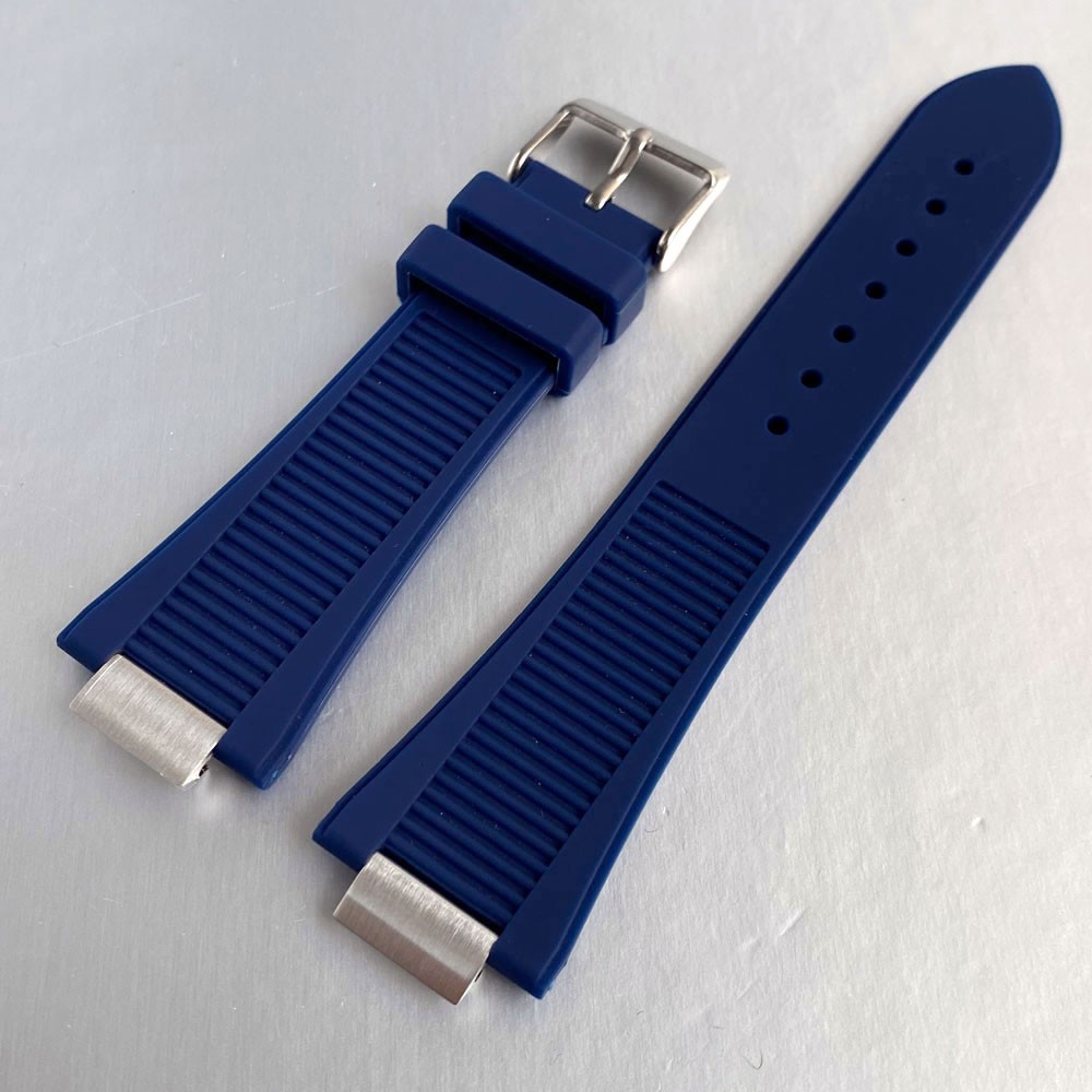 Two Tone Gold 40mm Sapphire 200M Dive Watch Case Fit NH35 PT5000 Glass Back
