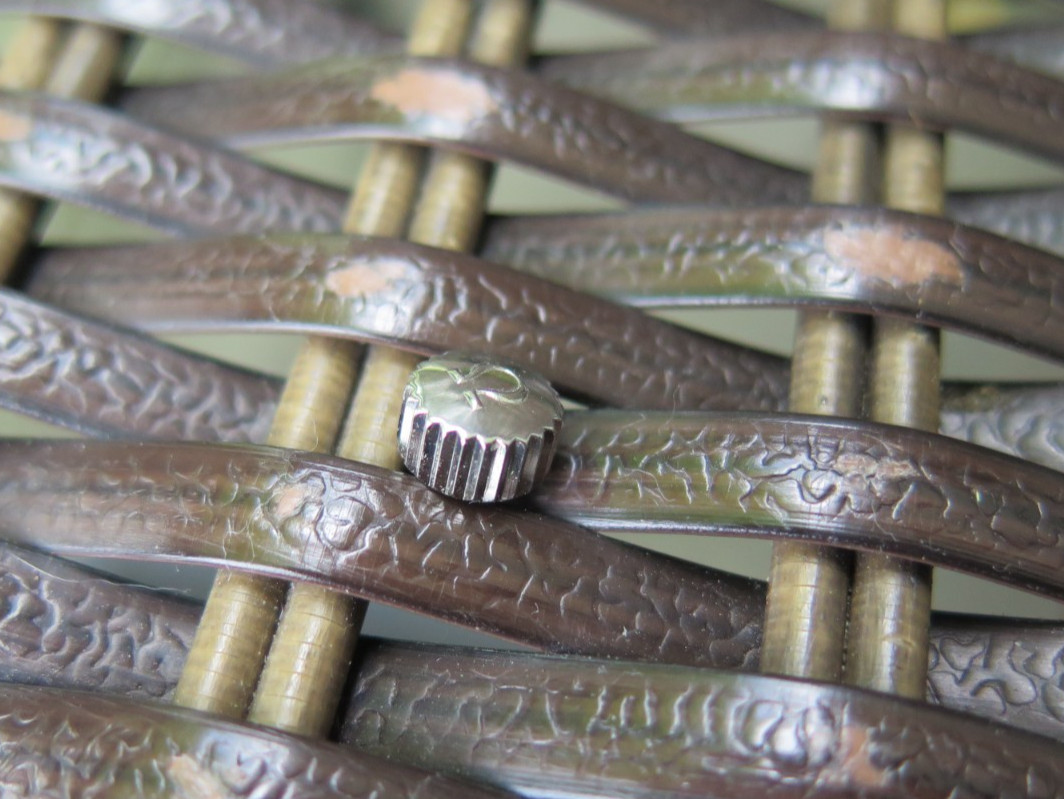 New Steel Flat Feet Crown for Vintage Omega Seamaster 300 2913 165.024 +Tap 10