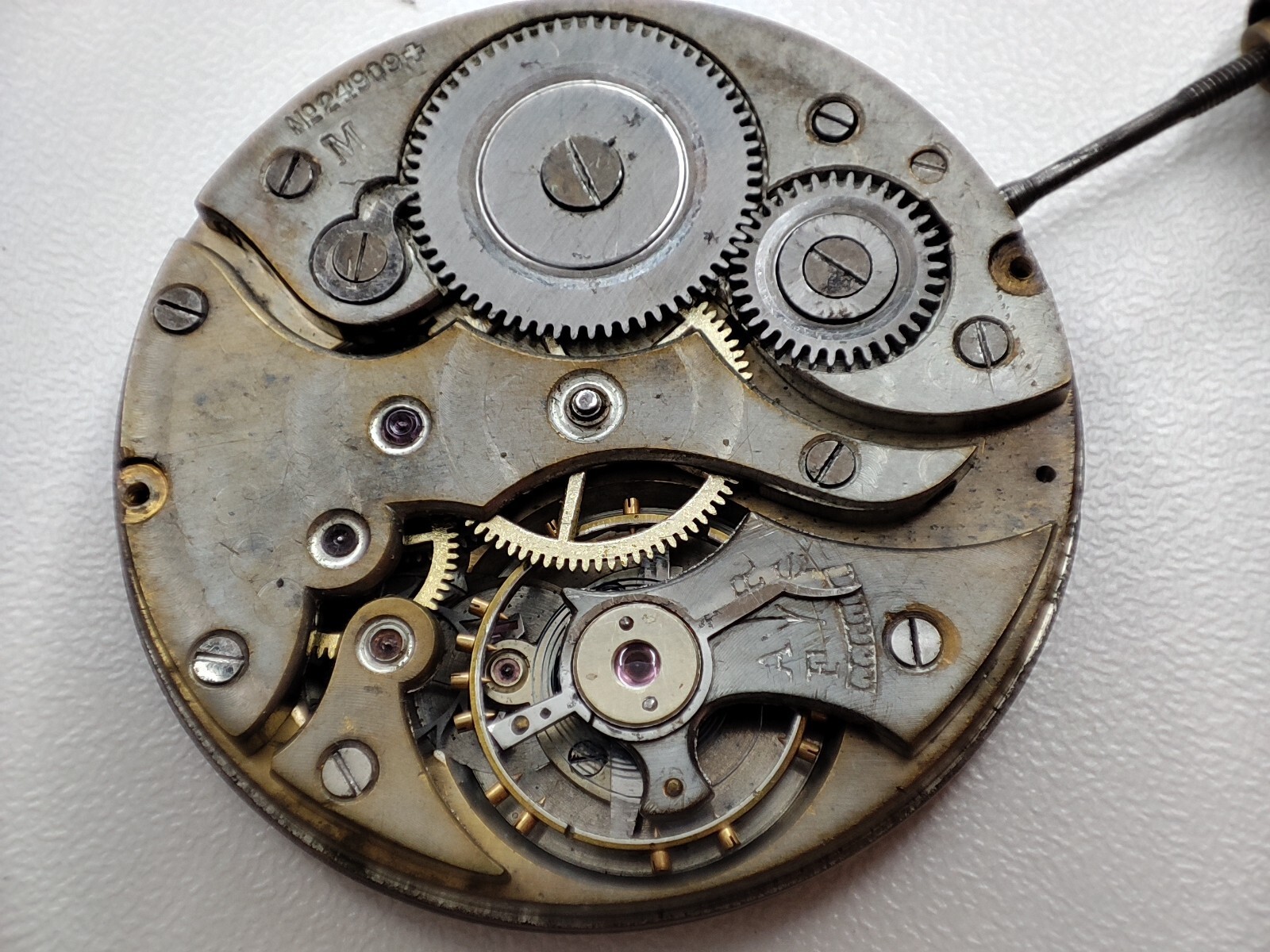 Pocket Watch – Watch movement – 43.2 mm – for parts and spares