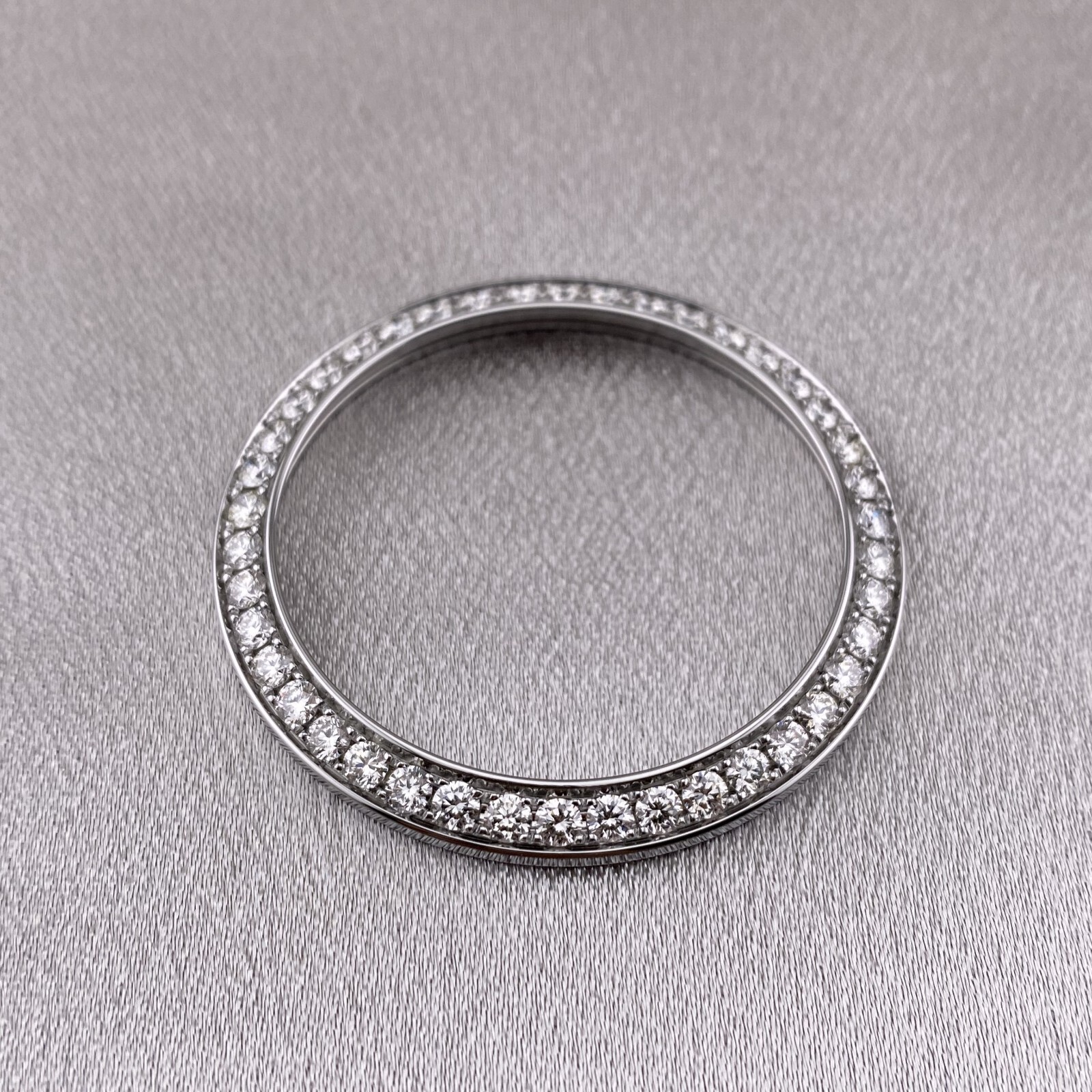 Custom diamond Stainless bezel 41mm Rolex Datejust 3.0 CTS.REF. 116300/116334