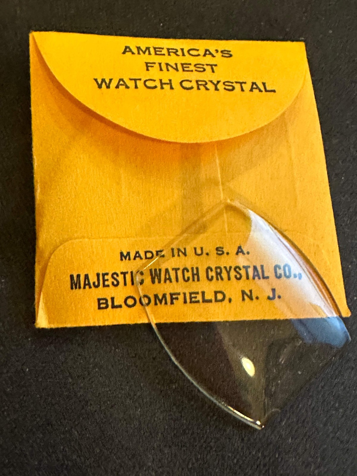 Mercury Flat Crystal T2602 (GS T1200) for DUBER-HAMPDEN – 26.0 x 24.2 mm – New
