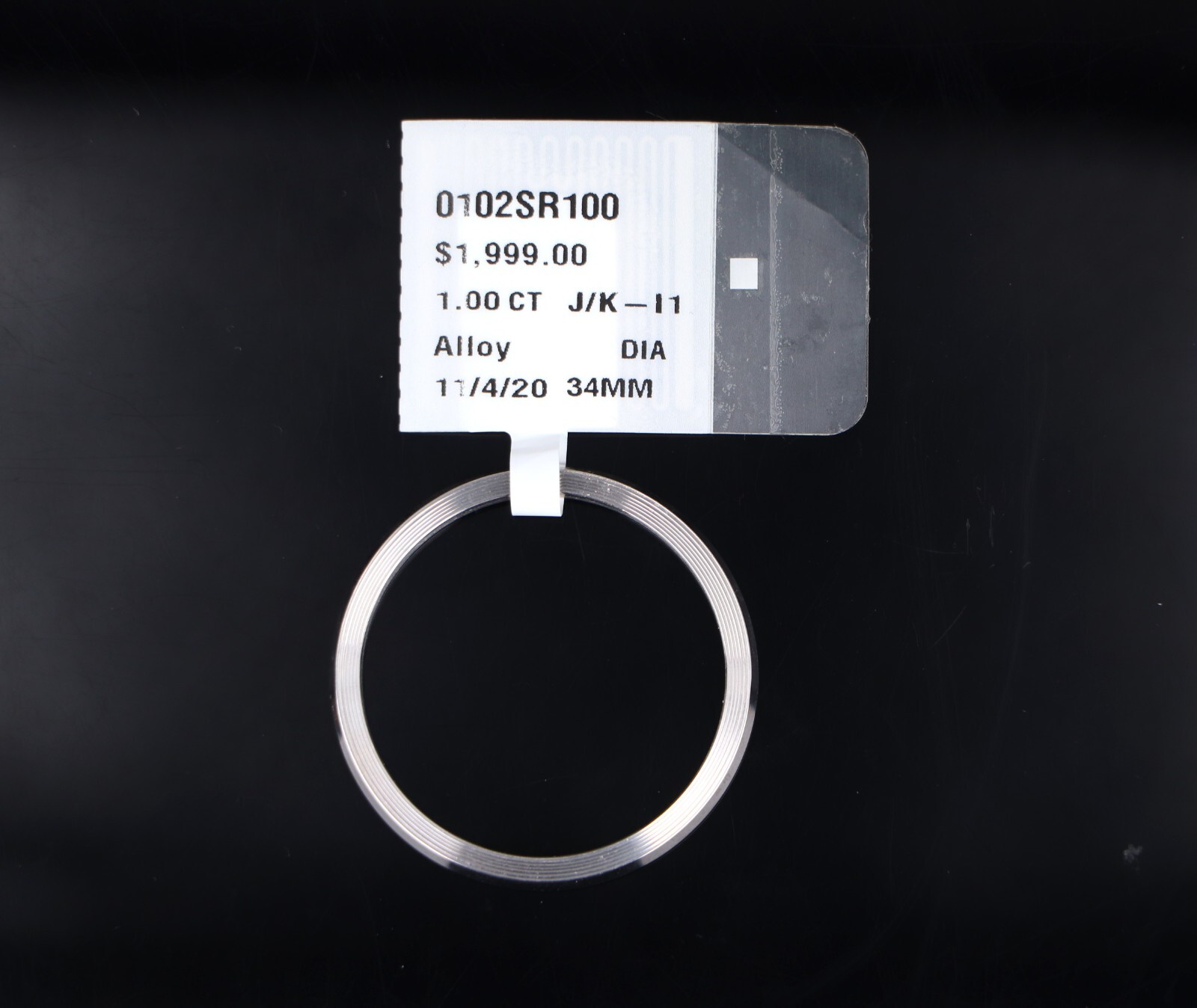 Aftermarket Alloy For 34mm Rolex DateJust Channel Set Diamond Watch Bezel