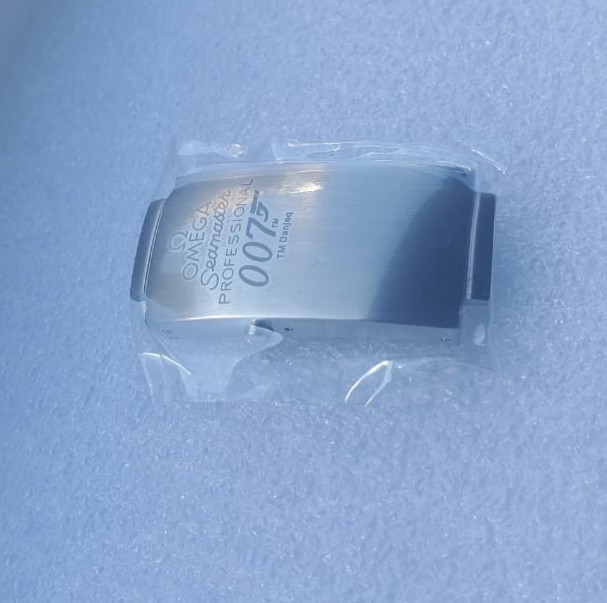 Genuine 20mm OMEGA Seamaster 007 Stainless Steel Watch Strap Clasp Buckle