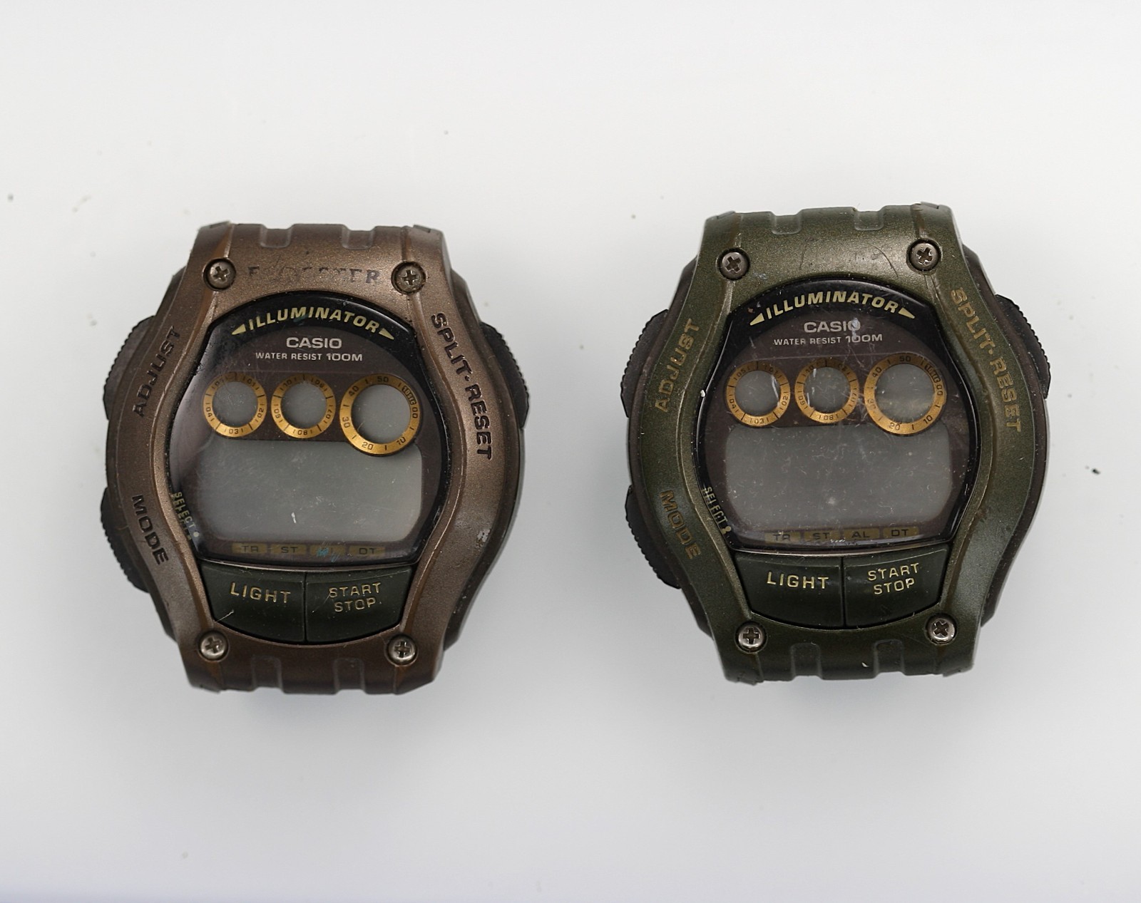 Casio Watch Men Illuminator FT-110H Water Resist 100m Battery Quartz NON WORKING