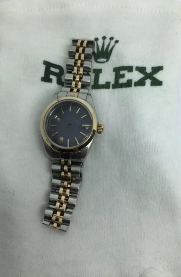 Rolex Lady-Datejust 26mm 18K Rose Gold/SS Case & Jubilee Bracelet w Purple Dial