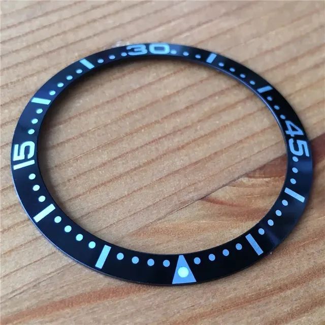 Steel Noctilucent Bezel For Longines Hydroconquest 41mm Automatic Watch Parts