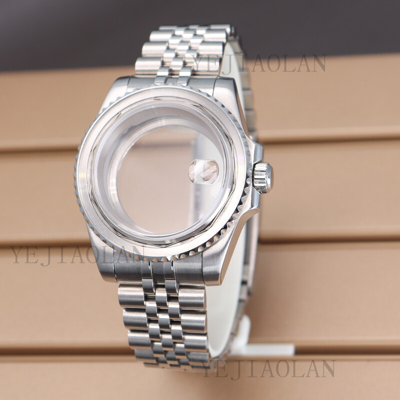40mm Watch Case nh35 Strap Sapphire Glass For Seiko Nh35 nh36 Eta 2824 Movement