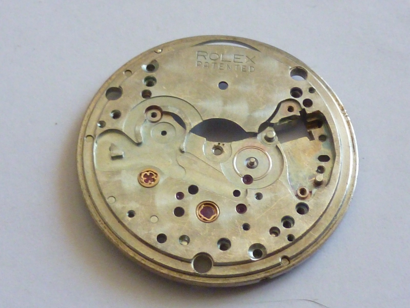GENUINE Authentic Rolex 1560 Main Plate good condition with all stone