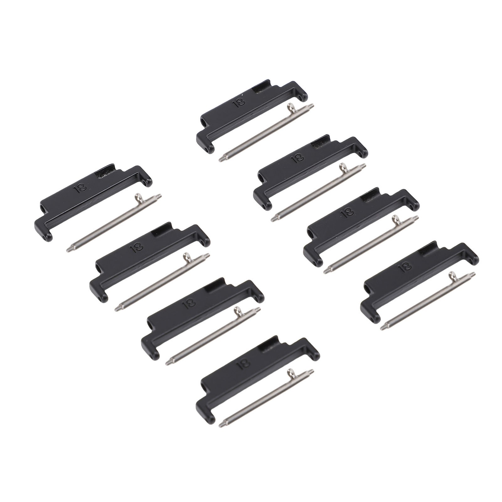 4 Pairs Metal Watch Band Adapter Set Durable For Smart Watch Recommended