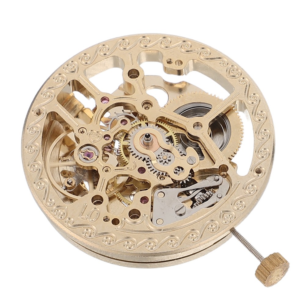 Reusable Tungsten Steel Automatic Mechanical Hollow Movement for Wristwatch DIY