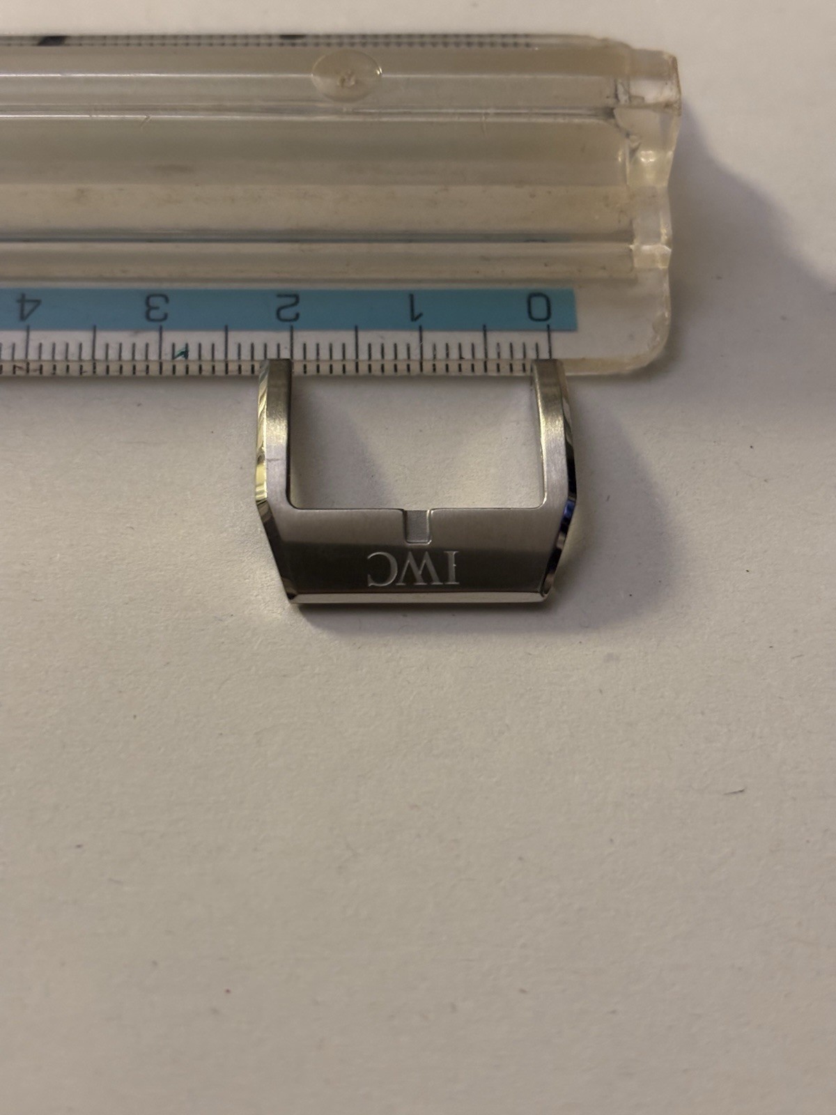 IWC Steel 22mm Polished Pin Buckle New