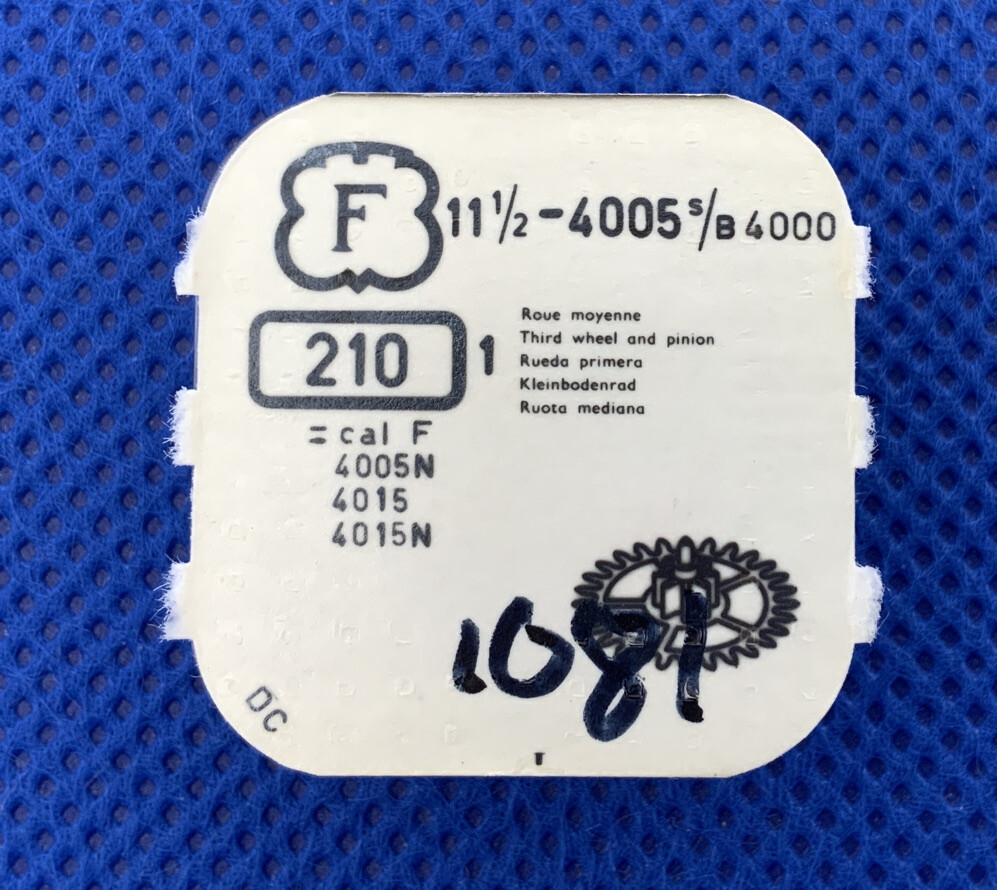 FELSA (F) 4005 210/1081 Third Wheel & Pinion. Sealed. New Old Stock. 1007-1181 L