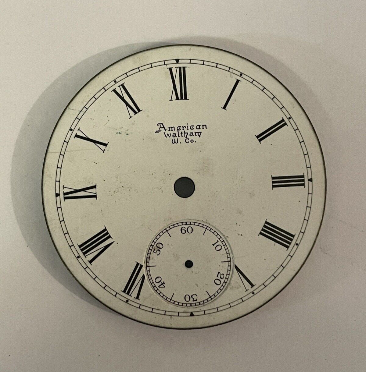 AMERICAN WALTHAM WATCH CO 18S OPEN FACE DIAL ONLY POCKET WATCH 🌺🌺