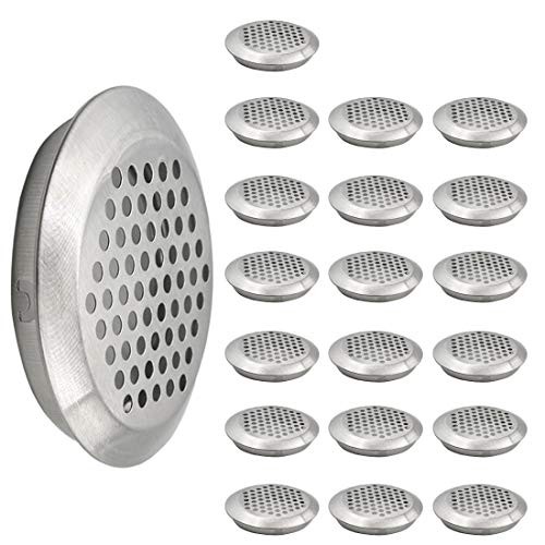 Soffit Vent Circular 2in 53mm Stainless Steel 20 Pcs