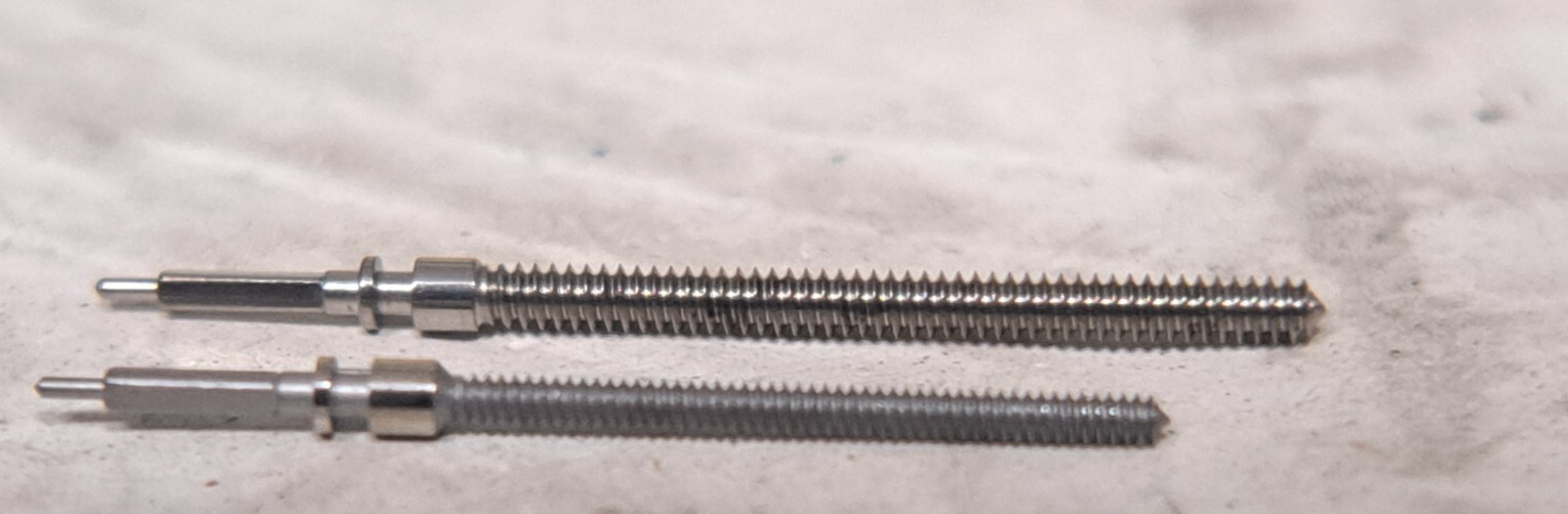 Genuine Rolex 650 828 Winding Stem NEW open pack TAP 10 (0.90MM THREAD)