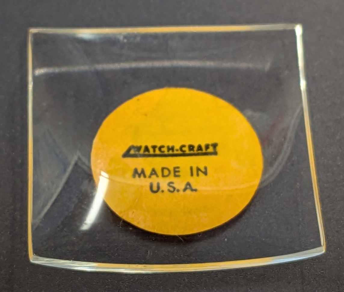 NOS W-C Watch Craft Mineral Glass Domed Crystal – Hamilton 13MC235 23.5 x 22.8MM