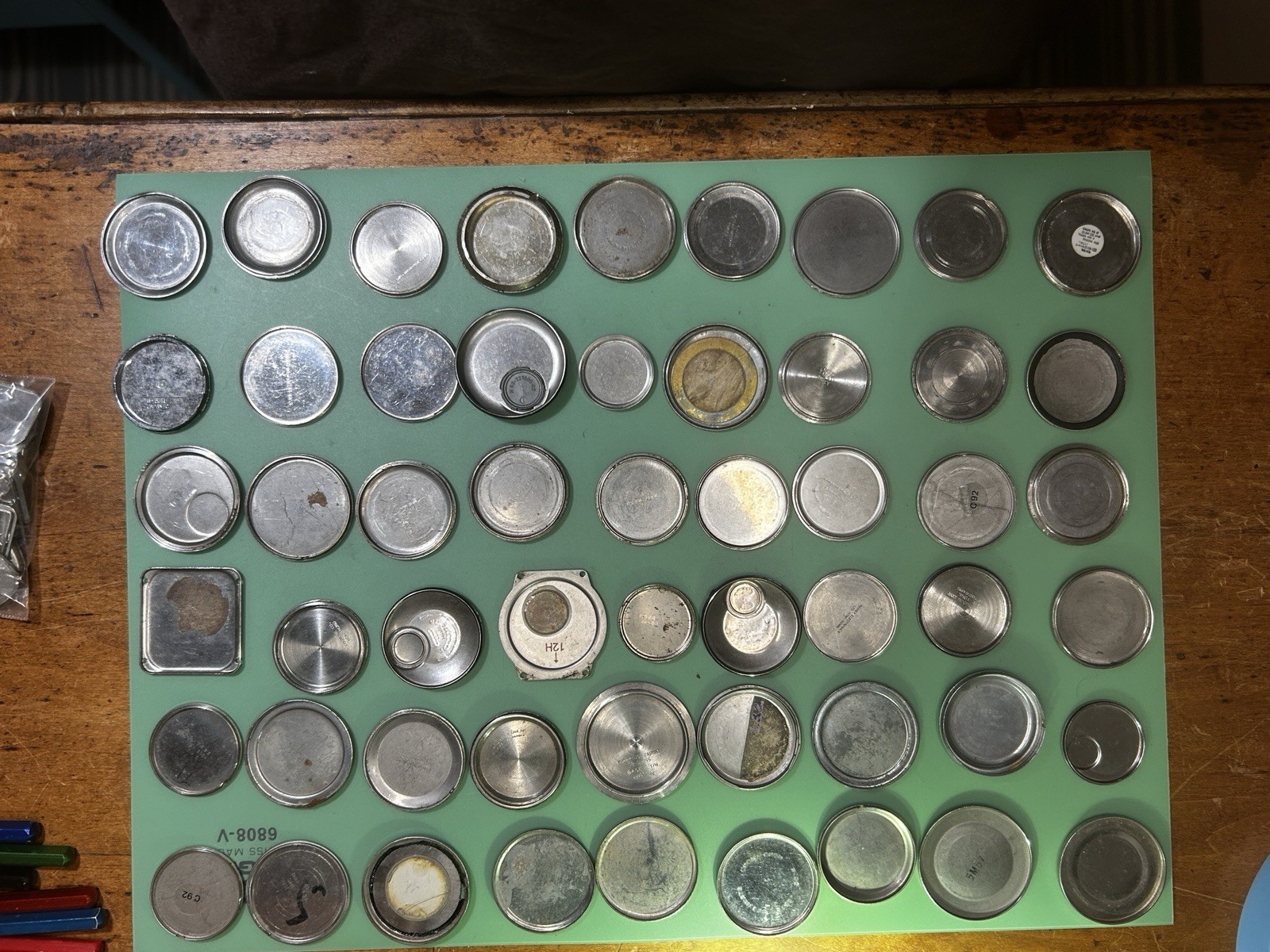 Watch Case Backs – Total of 54 – Various Brands – 1 Lot – 22.4mm – 46.8mm