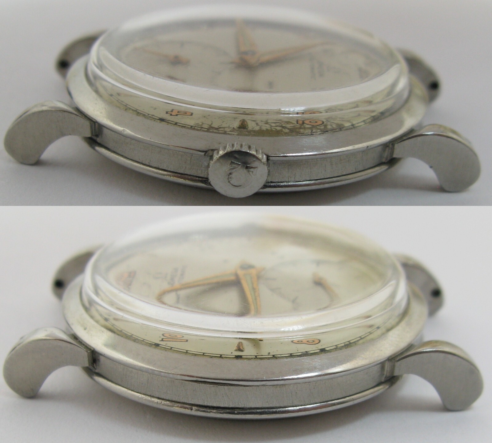 Omega 342 17 jewels stainless steel bumper auto. watch for project or parts …