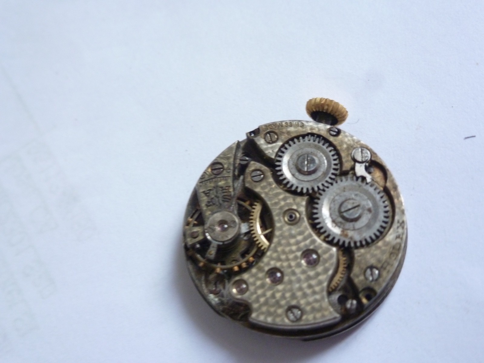 25mm Rolex Patent Manual Wind Movement PARTS defect not work balance broken