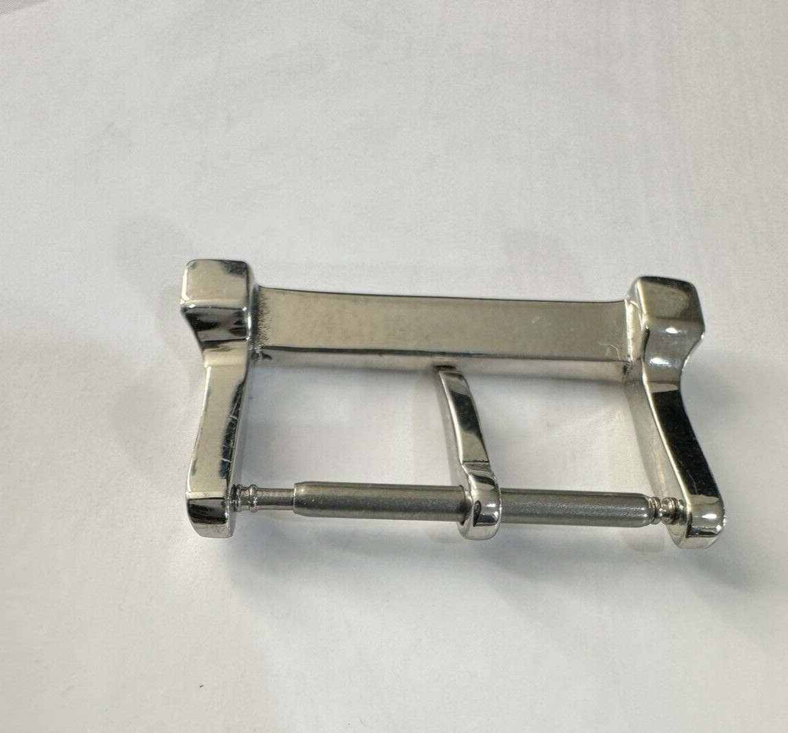 CUERVO Y SOBRINOS Watch Pin Buckle Clasp Stainless Steel 18 mm Swiss Made New