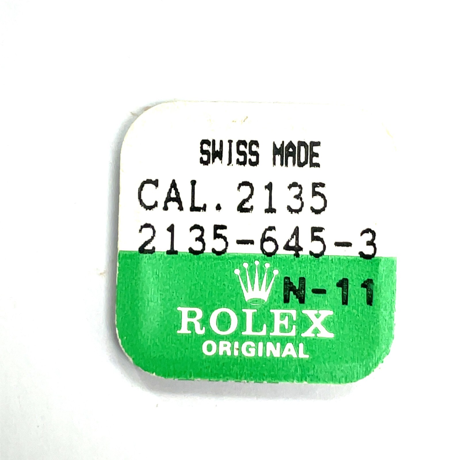 Rolex Caliber 2135-645-3 N-11 0.115mm N-11 Date Star Clip New Factory Watch Part