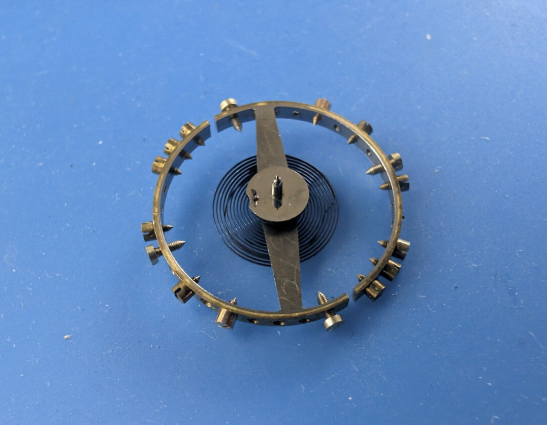 VINTAGE 16 SIZE HAMILTON 974 MODEL 2 POCKET WATCH MOVEMENT PARTS