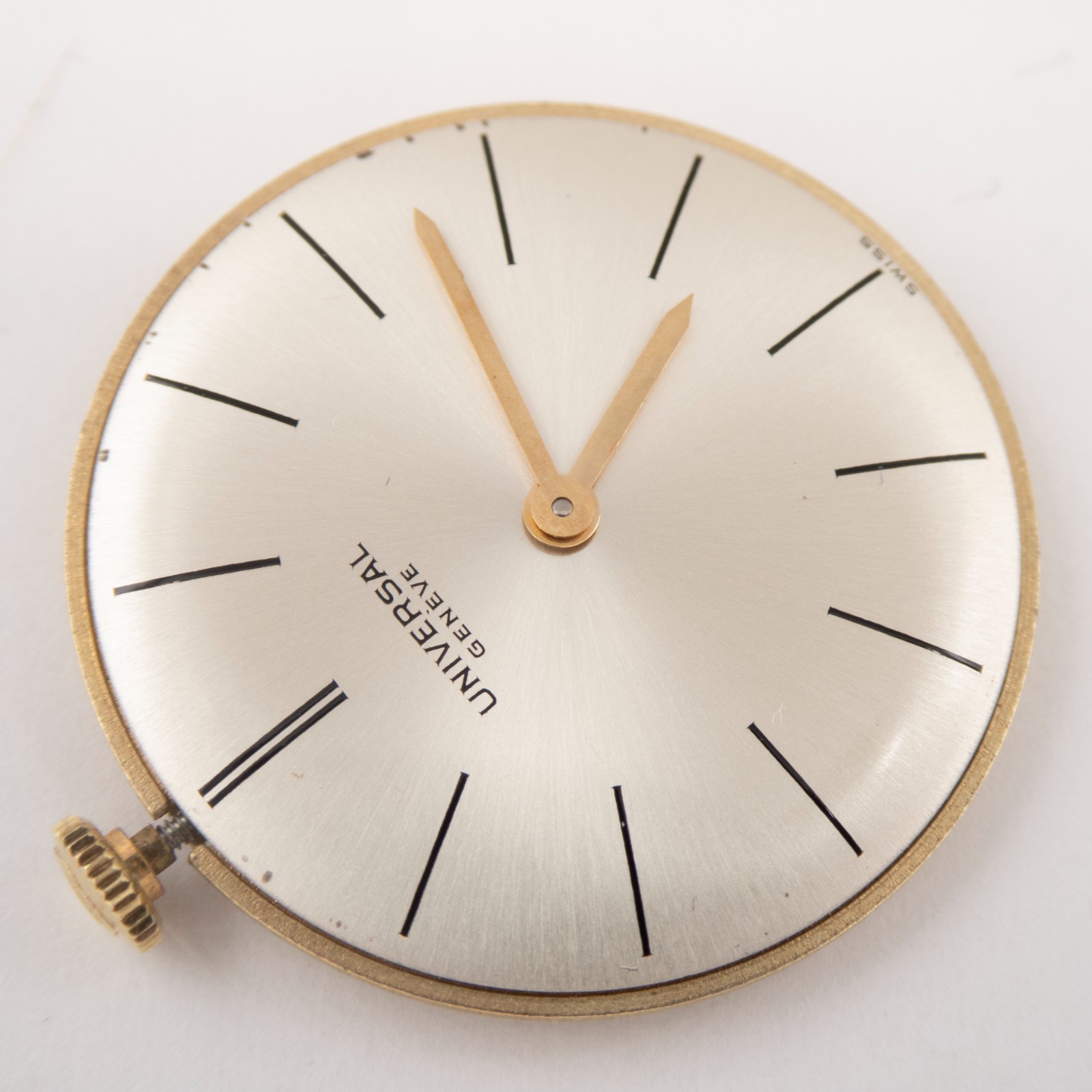 Vintage Universal Geneve Caliber 820 17-Jewel Wristwatch Movement, Runs