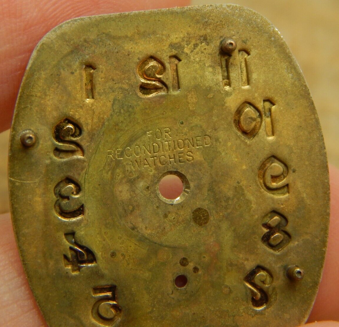 Beautiful Elgin Watch Dial 26.8mm Diameter Circa 1920’s or 1930’s