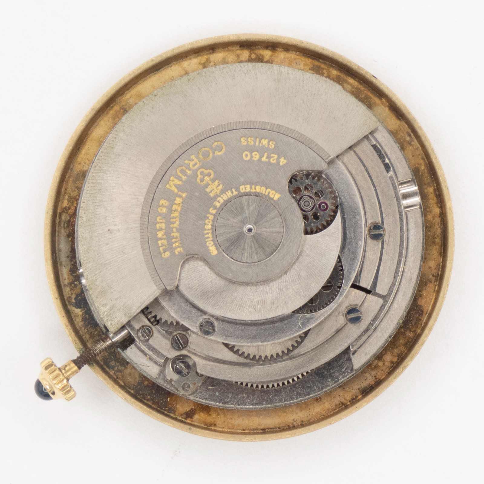 Vintage Corum / ETA 2451 25-Jewel Automatic Wristwatch Movement, Runs