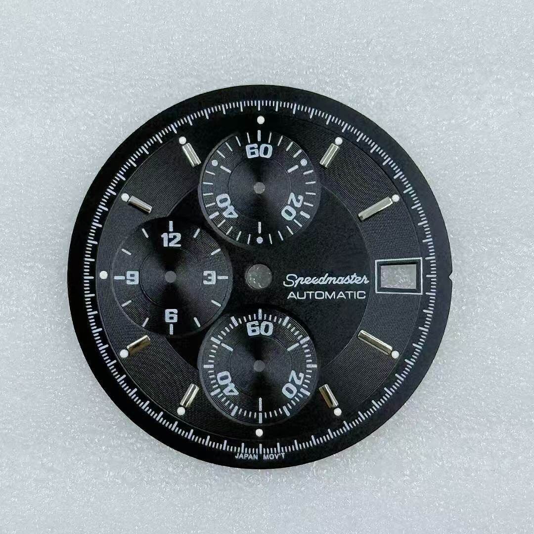 32.5mm Multi-functional Watch Dial No Lume for VK67 Movement Watch Parts