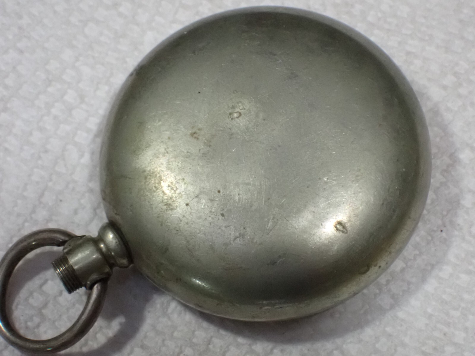 Vintage Crescent Swing Out Pocket Watch Case Silverode good used 18s 9766