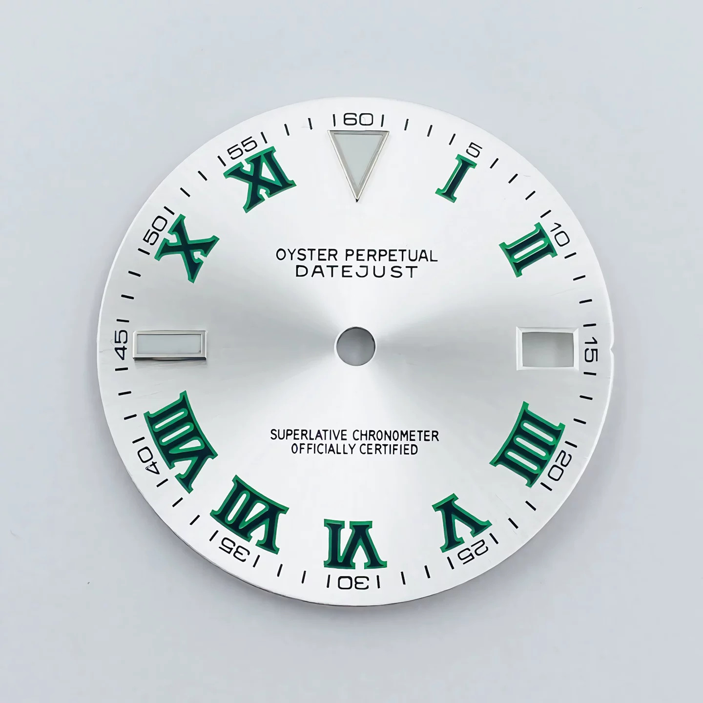 28.5mm Sun Pattern Watch Dial Ice Blue Lume for Nh35 Nh36 4R Movement Parts