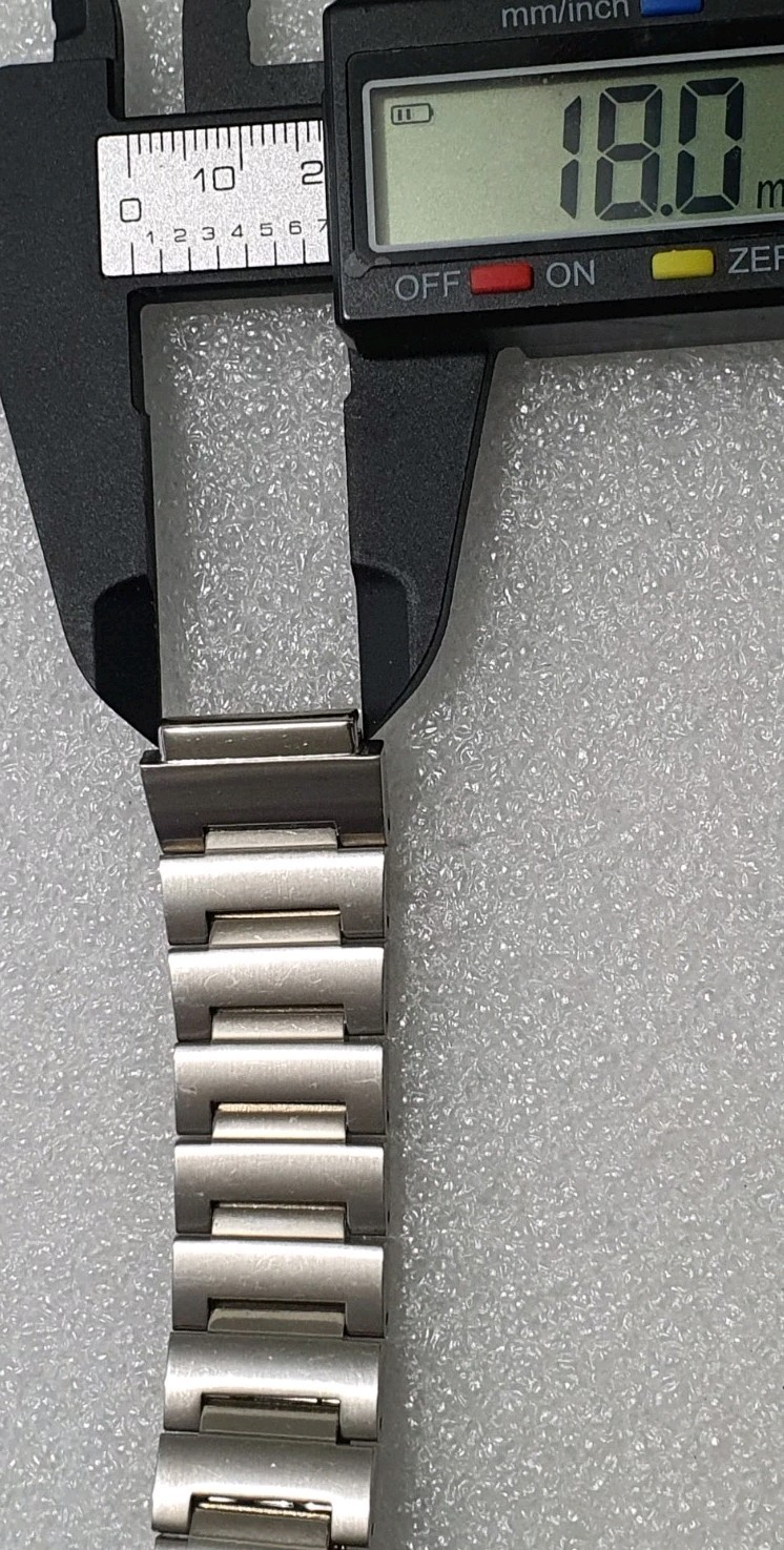 Seiko Chronograph 7T32-6J60 Stainless Steel Bracelet Genuine 18mm