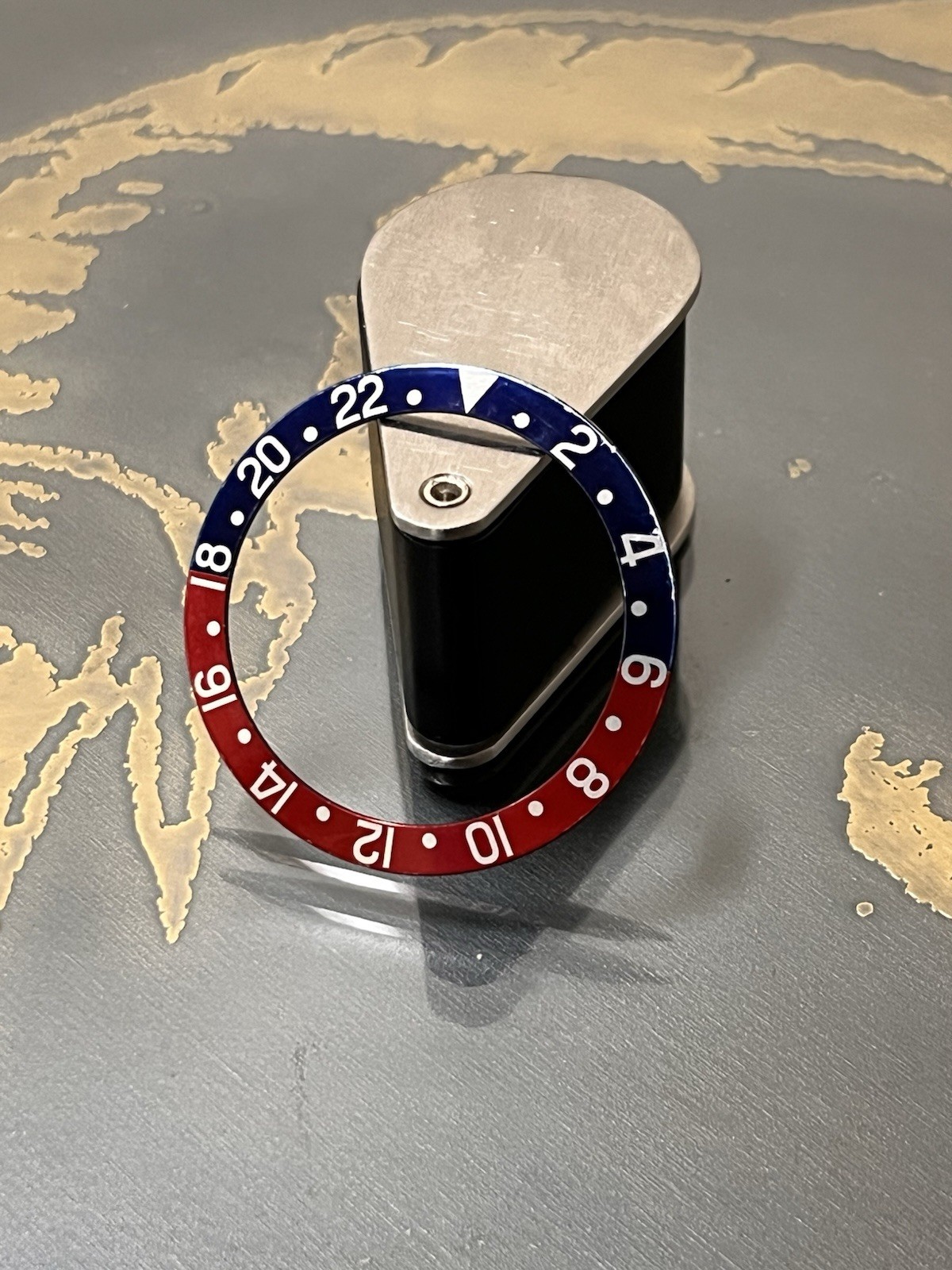 Vintage & Orig Rolex 1675 16750 GMT Red Blue Pepsi Insert Fat Font Oval 8s
