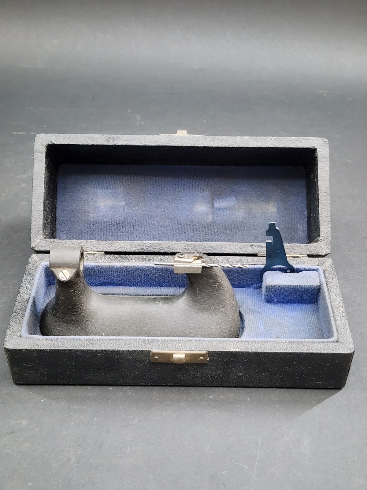 Vintage Watch Jewelers Bench Micrometer Black With Box