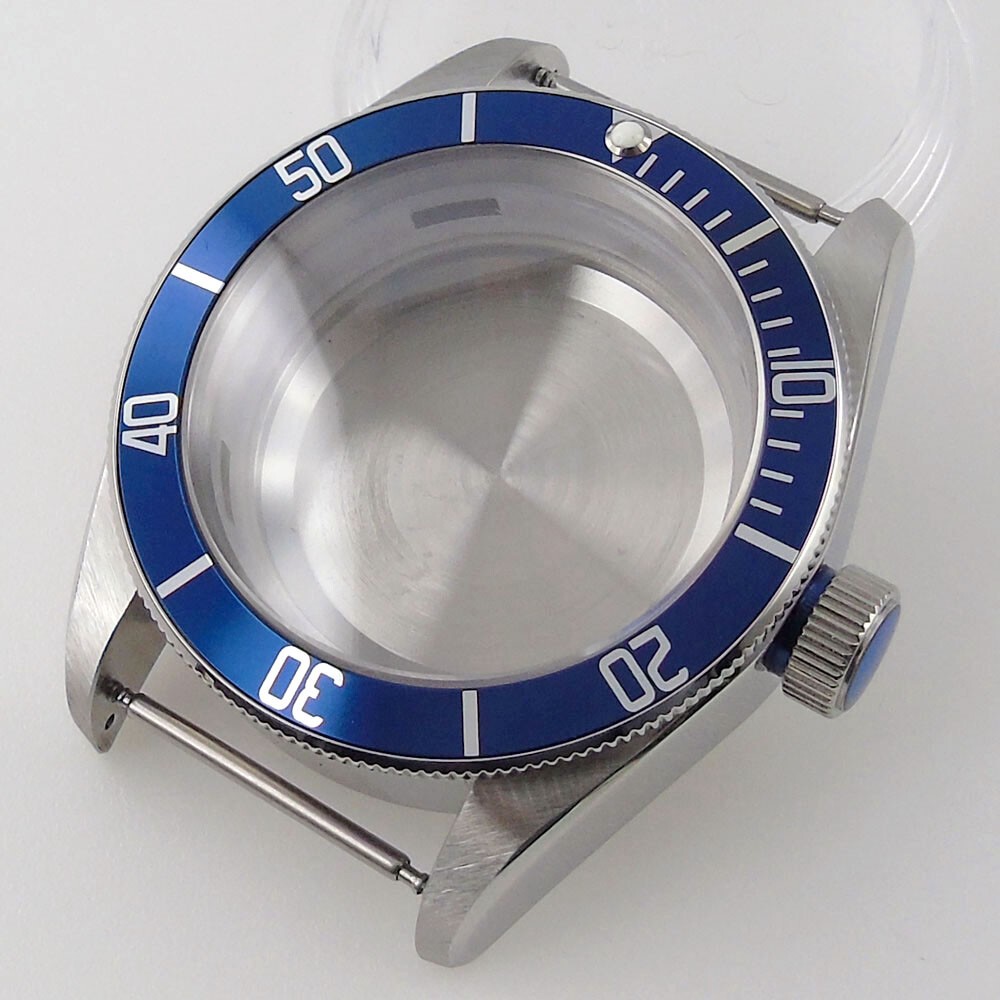 41mm Stainless steel Sapphire Watch Case For NH35 NH36 Movement