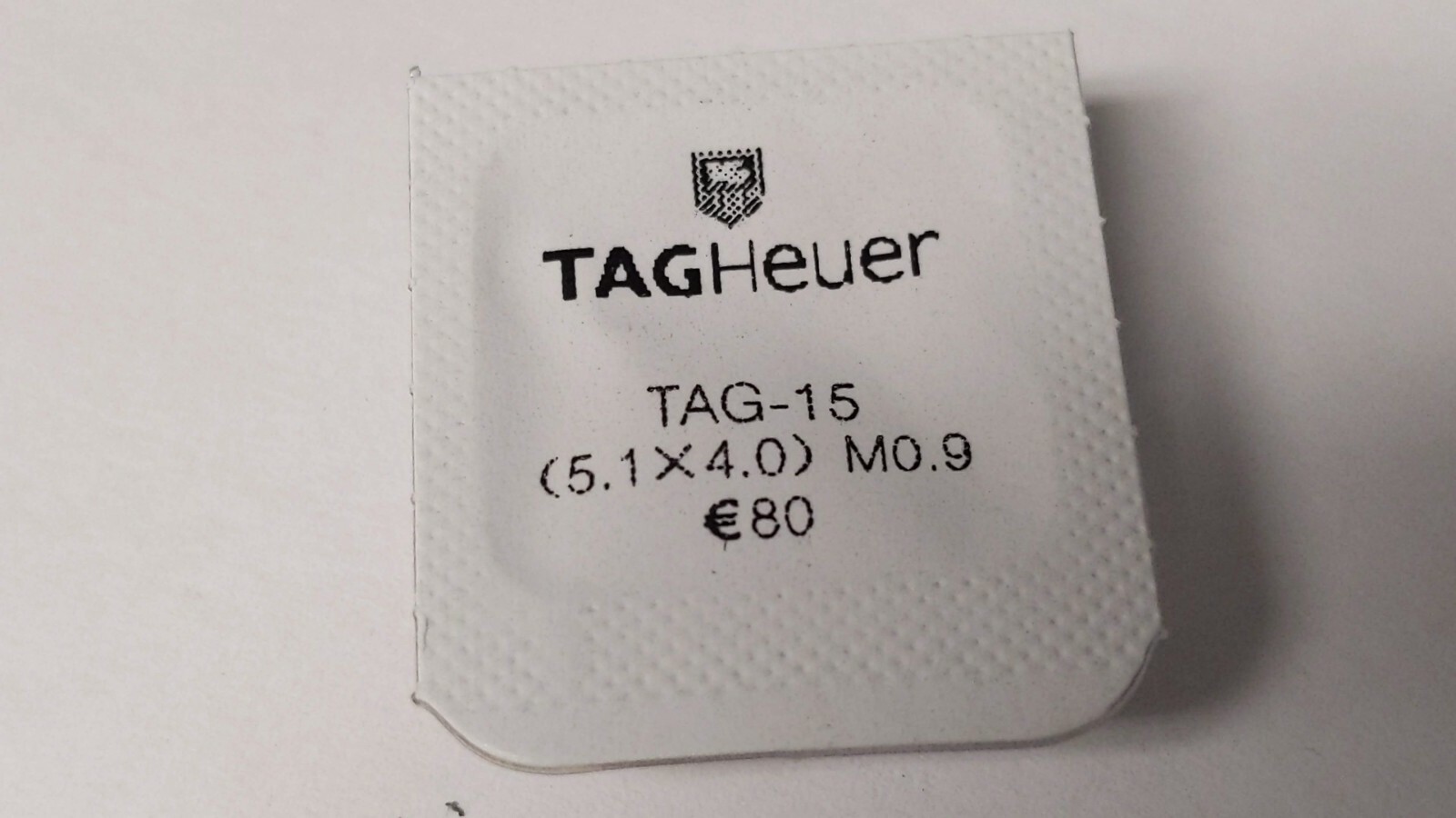 Tag Heuer CROWN and TUBE 5.1×4.0mm M0.9, Tag-15 YELLOW New/Seal