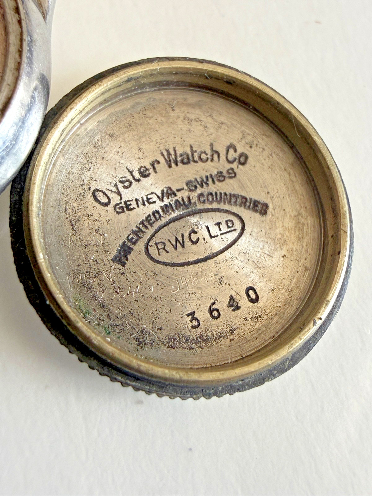 Vintage ROLEX Case Oyster LADY DUDLEY Ref 3640 ALL ORIGINAL CONDITION 1942