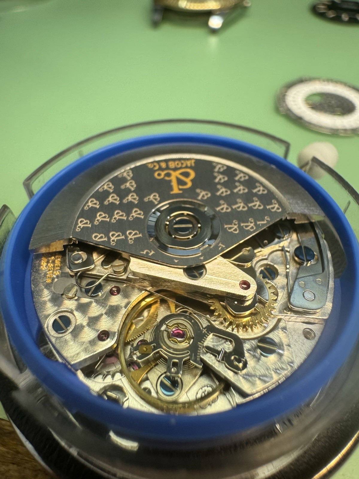 Genuine JACOB&co Movement ETA 7750 Chronograph Automatic.