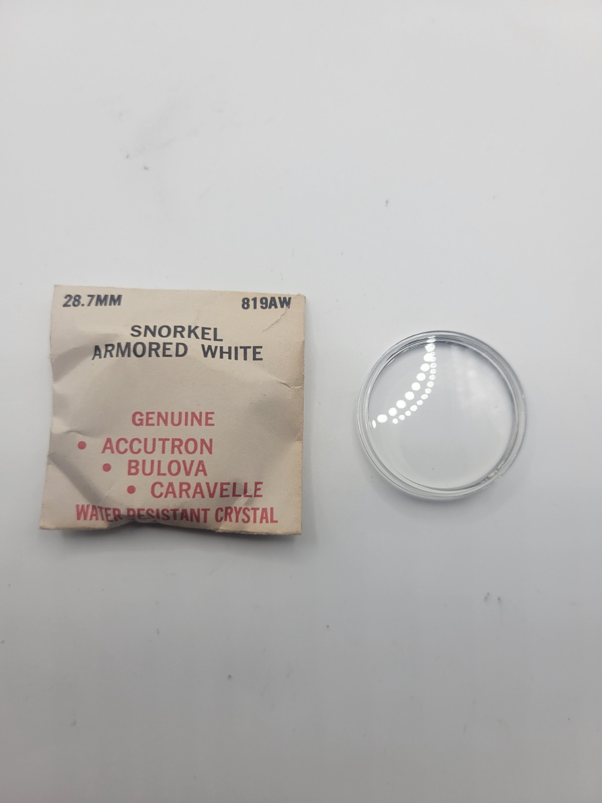 Genuine Bulova/Accutron watch crystals Various styles