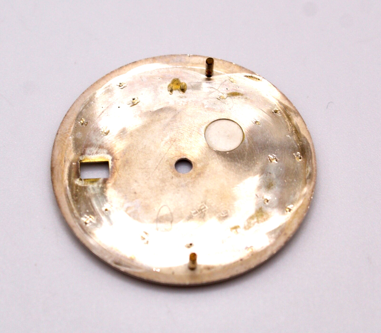 ORIGINAL Rolex Dial 36mm Datejust Silver Two Tone Yellow Gold w Date 1601/1603