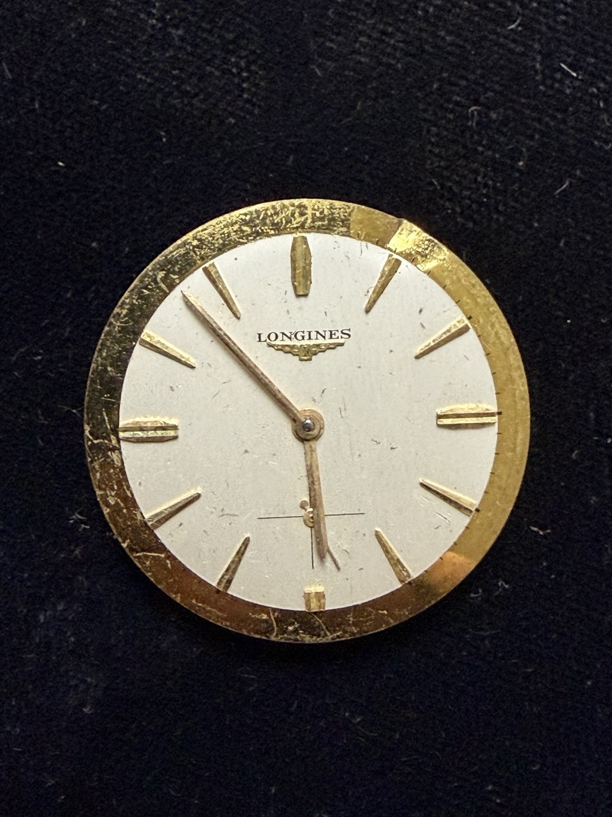 Vintage Longines Cal 23z Watch Movement Complete Running Dial Parts Repair